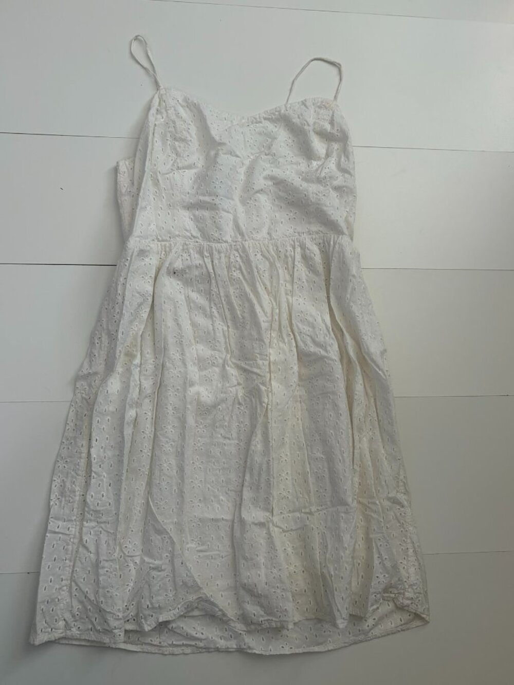 Women's Large White Sundress